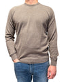 Maglia Uomo Beige dal taglio classico