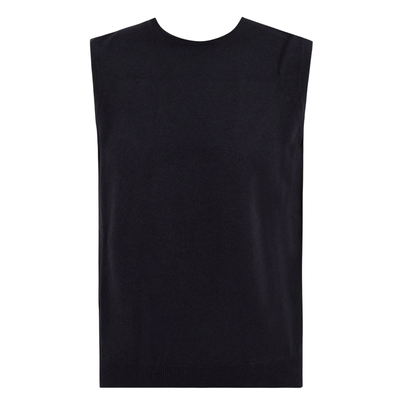 Maglione Uomo giromanica in lana e cashmere Blu