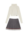 Completo Bambina con maglione e gonna plissé