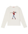 T-shirt Bambina a maniche lunghe con stampa
