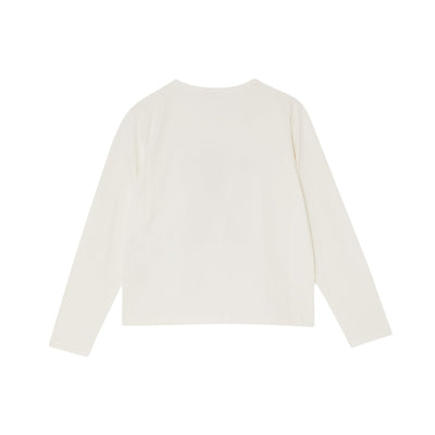 T-shirt Bambina a maniche lunghe con stampa retro