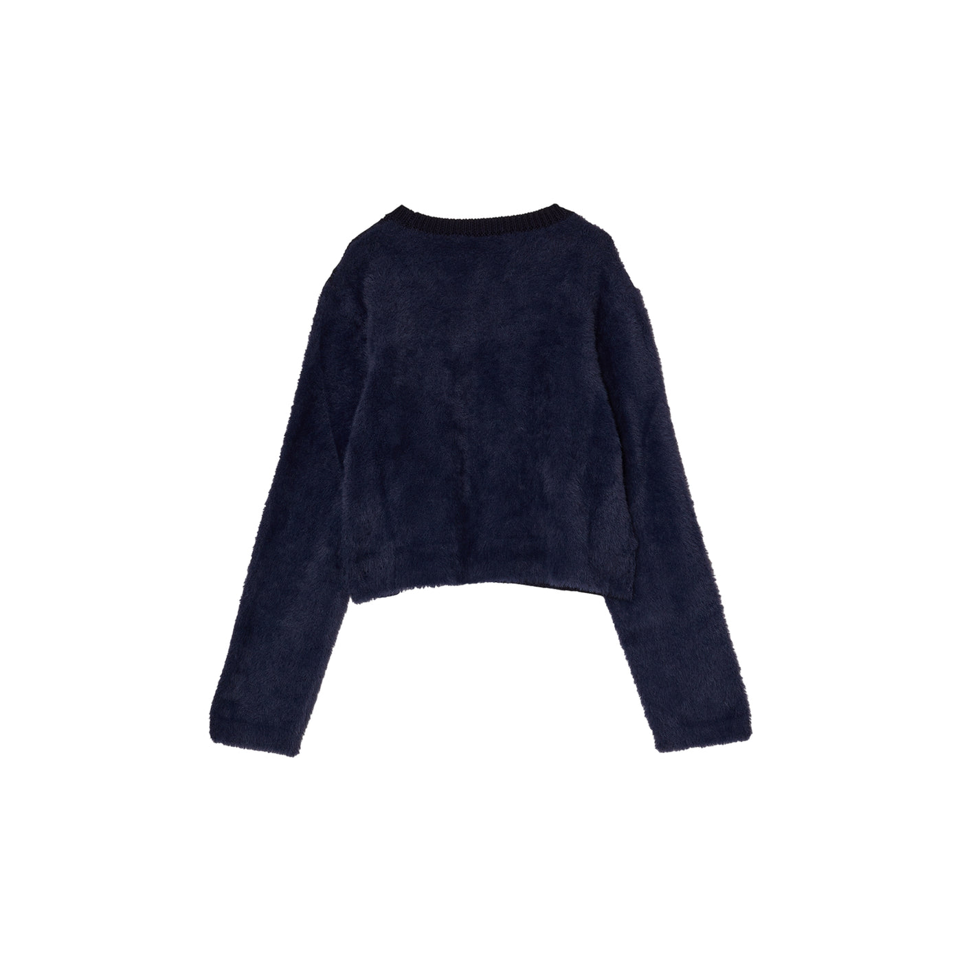 Pullover con maniche soft e trecce
