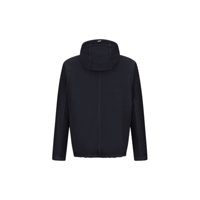 Giacca Uomo in nylon con elastico al fondo retro