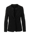 Blazer Donna slim fit Nero, con tasche applicate