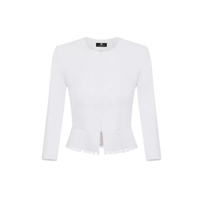 Women's jacket with lace inserts