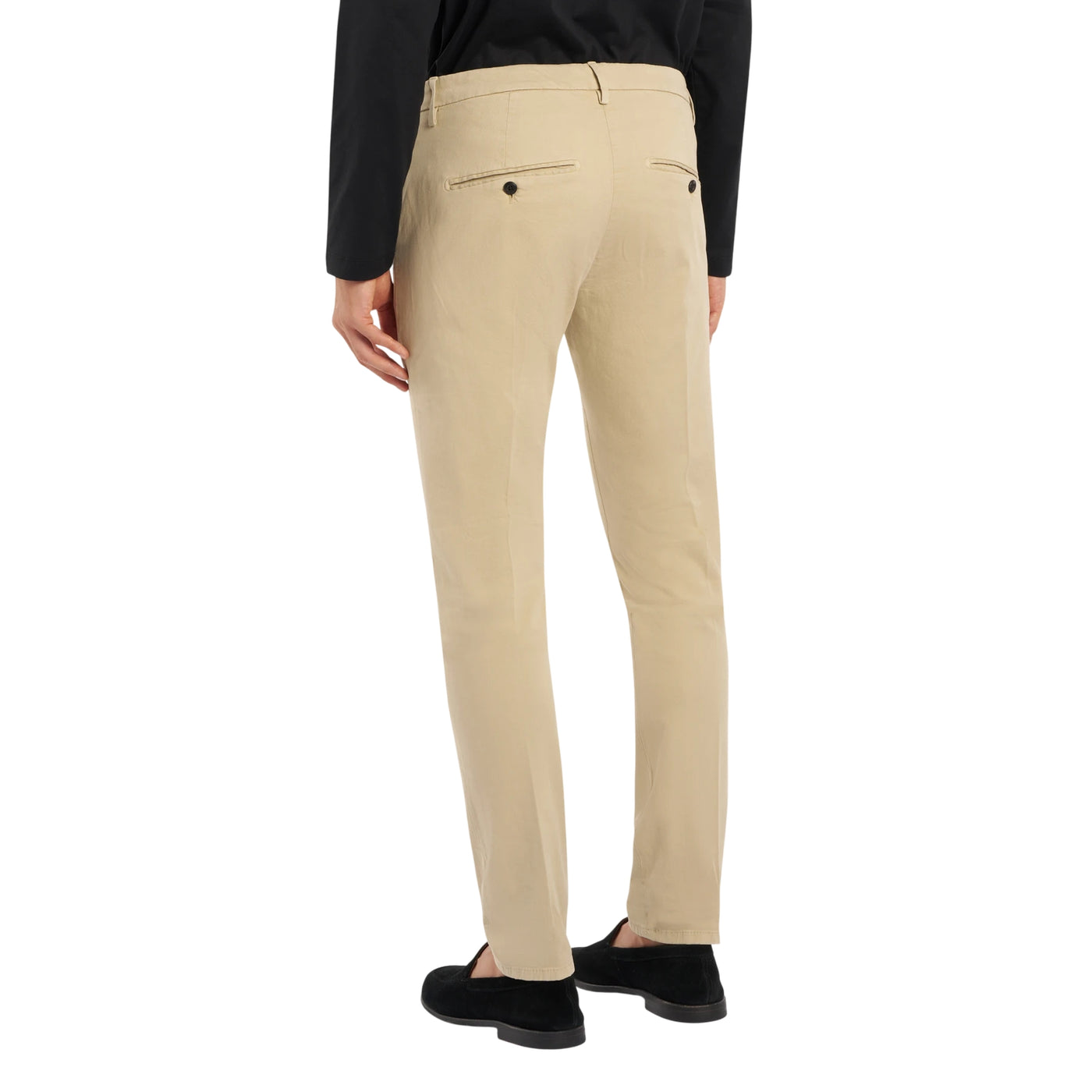 Pantaloni Uomo Gaubert Slim fit Beige modello retro