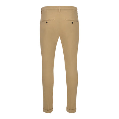 Pantalone Uomo Gubert Beige, dal fit slim, in cotone