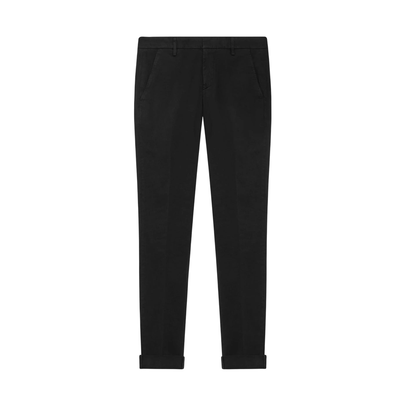 Pantalone Uomo Gubert Nero, dal fit slim, in cotone