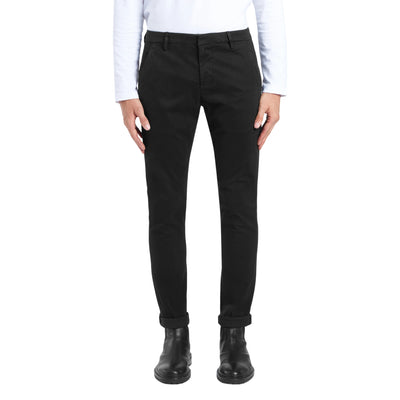 Pantalone Uomo Gubert Nero, dal fit slim, in cotone