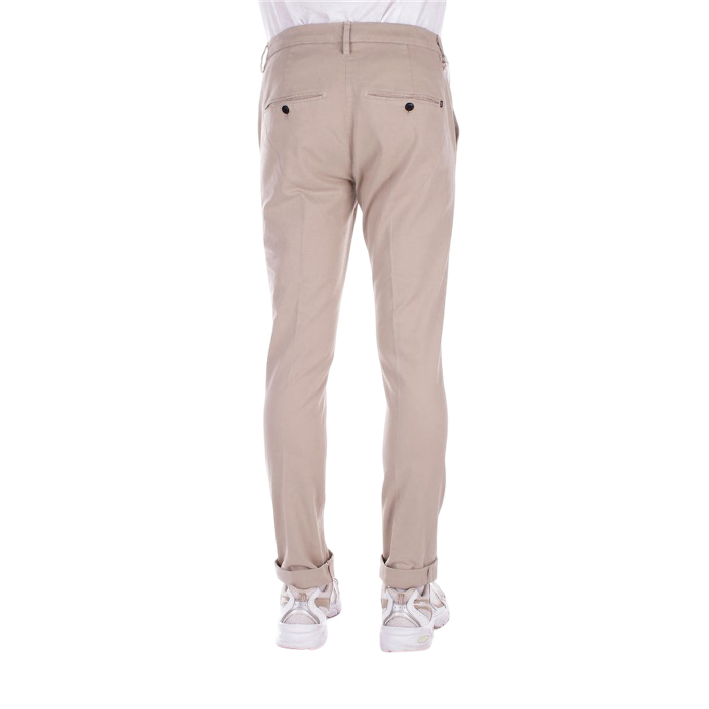 Pantalone Uomo Gubert Beige, dal fit slim, in morbido cotone