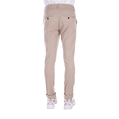 Pantalone Uomo Gubert Beige, dal fit slim, in morbido cotone