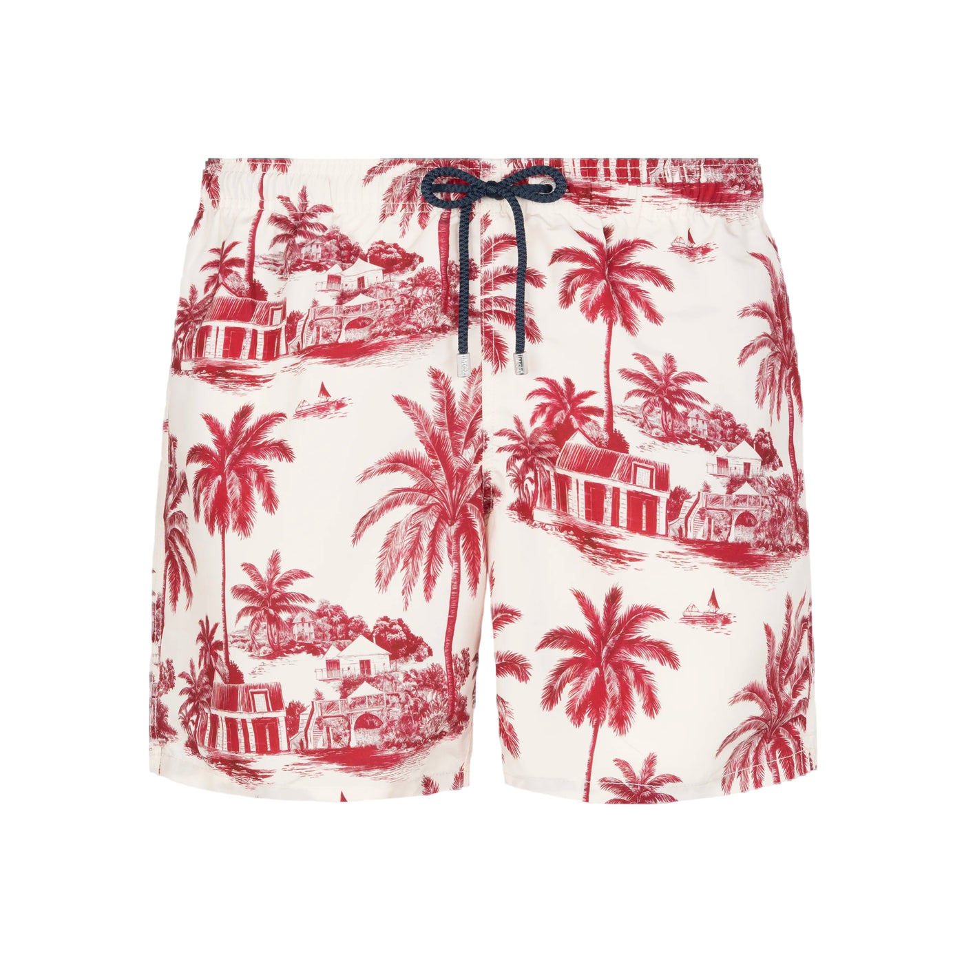 Costume Gustavia Uomo con stampa bordeaux