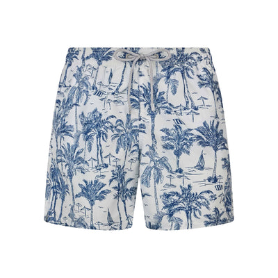 Costume Gustavia Uomo con stampa navy