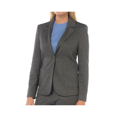 Women's herringbone jacket with pockets