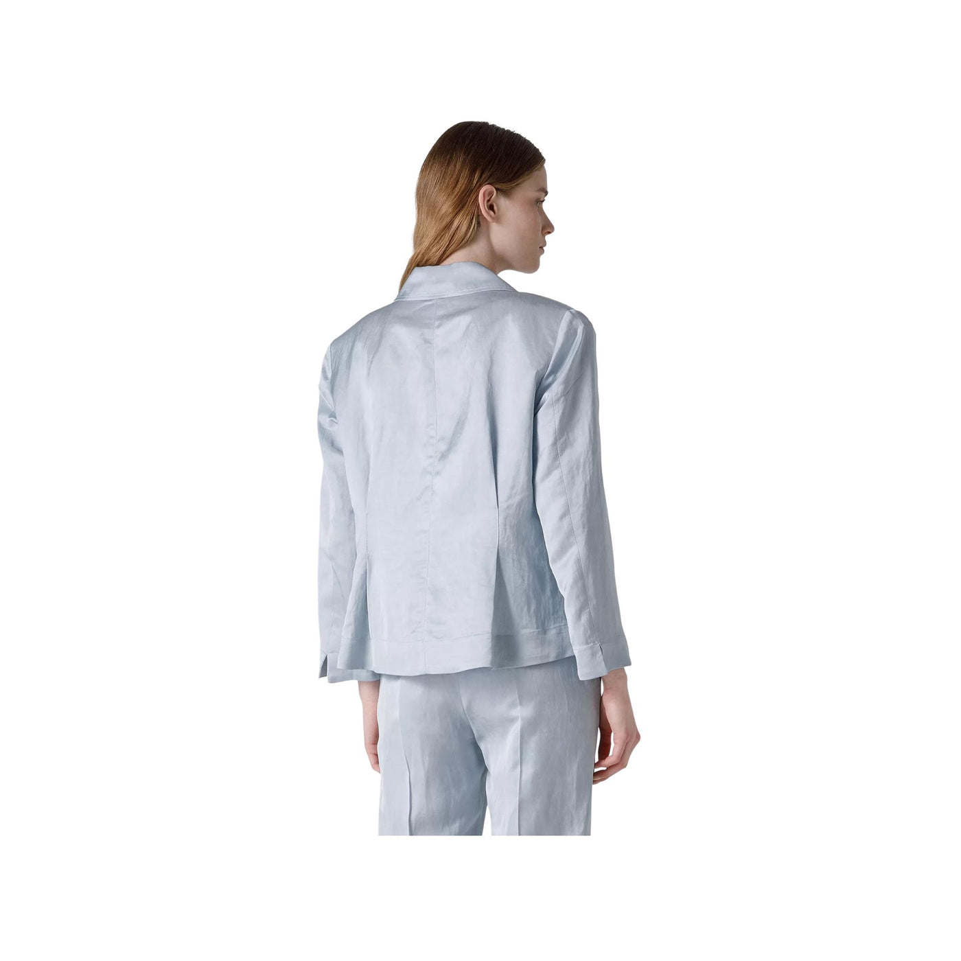 Women's jacket with three button closure