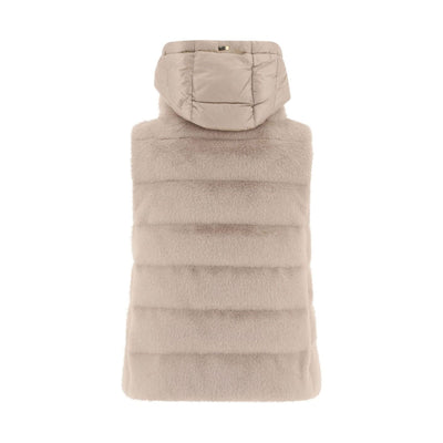 Gilet Donna con zip frontale e cappuccio 