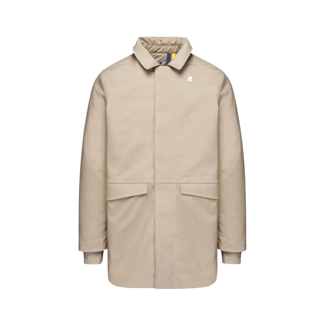 Men's jacket with windproof lining