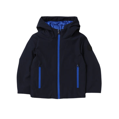 Waterproof children's jacket with hood