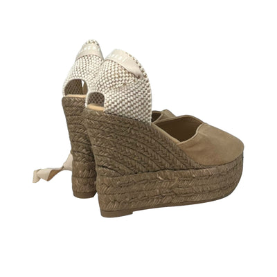 Women's espadrilles with enveloping laces