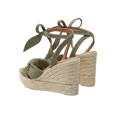 Women's espadrilles with knot on the front