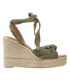 Women's espadrilles with knot on the front