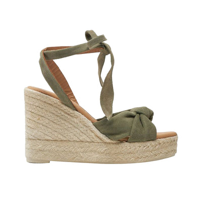 Women's espadrilles with knot on the front