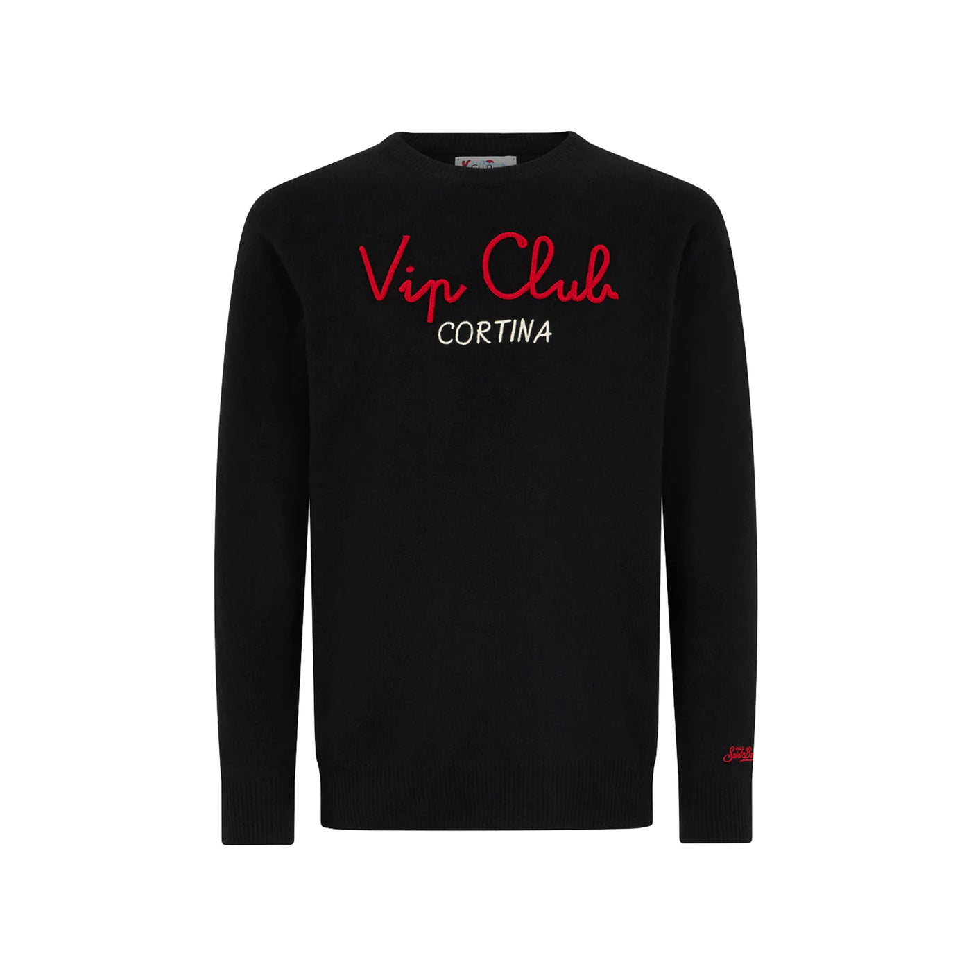 Maglione Saint Barth con scritta Vip Club Cortina