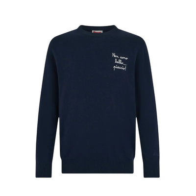 Maglione Uomo Heron Light con scritta ricamata
