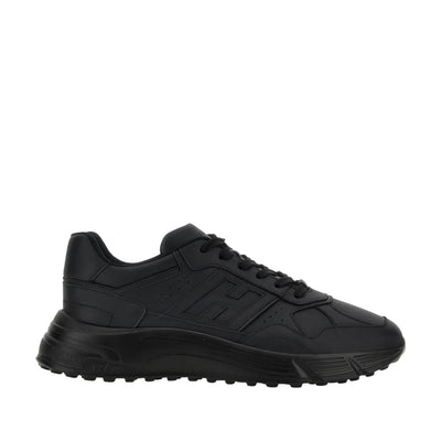Sneakers Uomo Hyperlight in pelle nera
