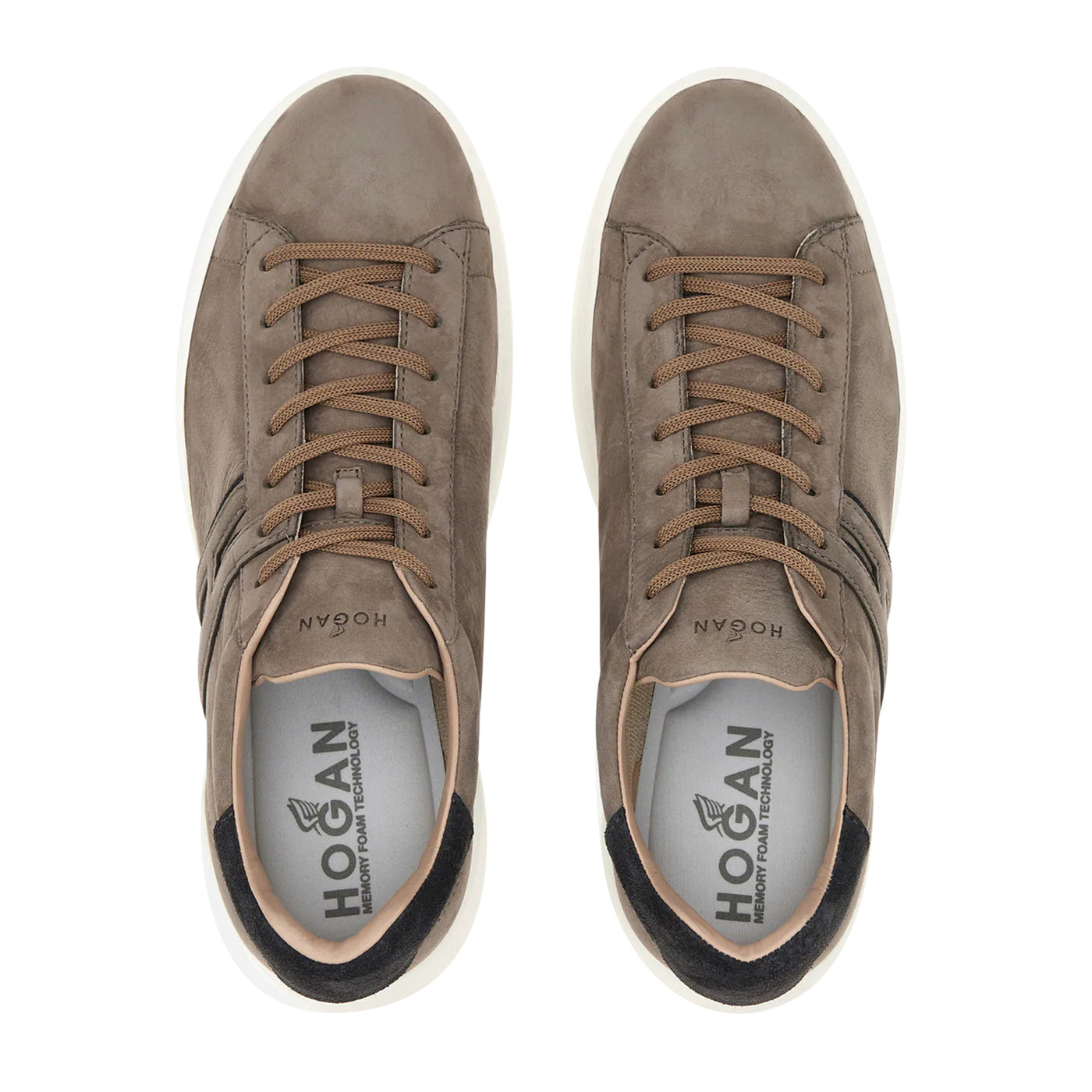 Sneakers Uomo, modello H580, con inserti Blu a contrasto e logo laterale