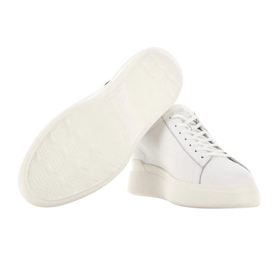 Sneakers Uomo, modello H580, in pelle liscia con iconico logo laterale e fussbett in memory foam