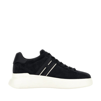 Sneakers Uomo H580 scamosciate e dettagli pelle liscia