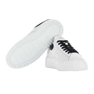 Sneakers Uomo, modello H-Stripes, in pelle liscia con suola a righe verticali