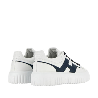 Sneakers Uomo H-Stripes Bicolor Bianco/Navy retro