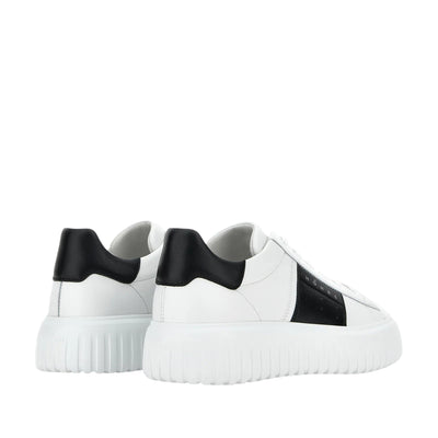 Sneakers Uomo H-Stripes Bianco/Nero retro