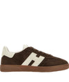 Sneakers Uomo Cool in camoscio Marrone, con H laterale