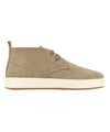 Polacchine Uomo Beige con allacciatura a due fori