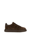 Sneakers Uomo H-stripes scamosciata, con H traforata 