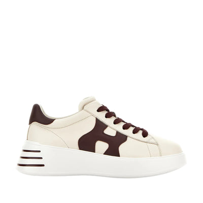 Sneakers Donna Rebel con dettaglii bordeaux