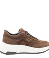 Sneakers Donna Hi-Fi in nabuk, con H in cavallino