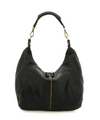 Borsa Donna Agnese Nera a spalla, con borchie oro