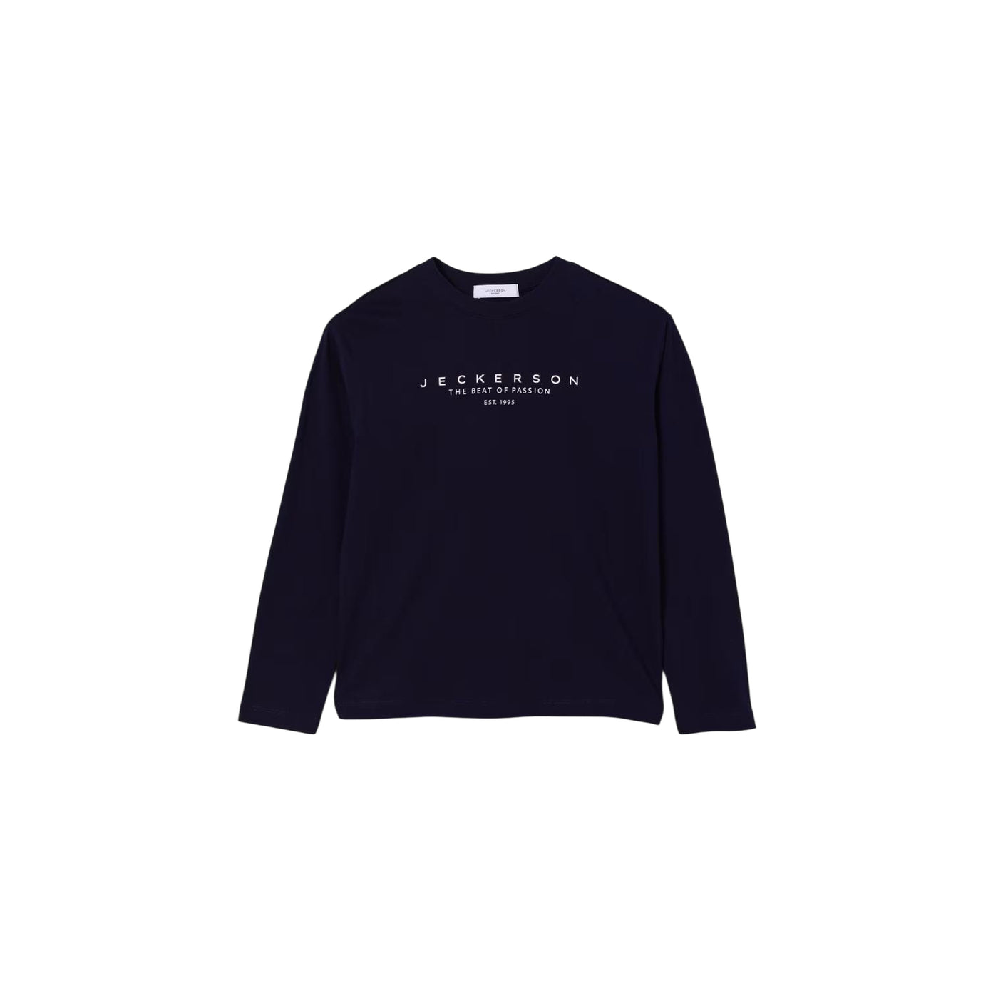 T-shirt Junior a girocollo, con maniche lunghe e stampa logo frontale 