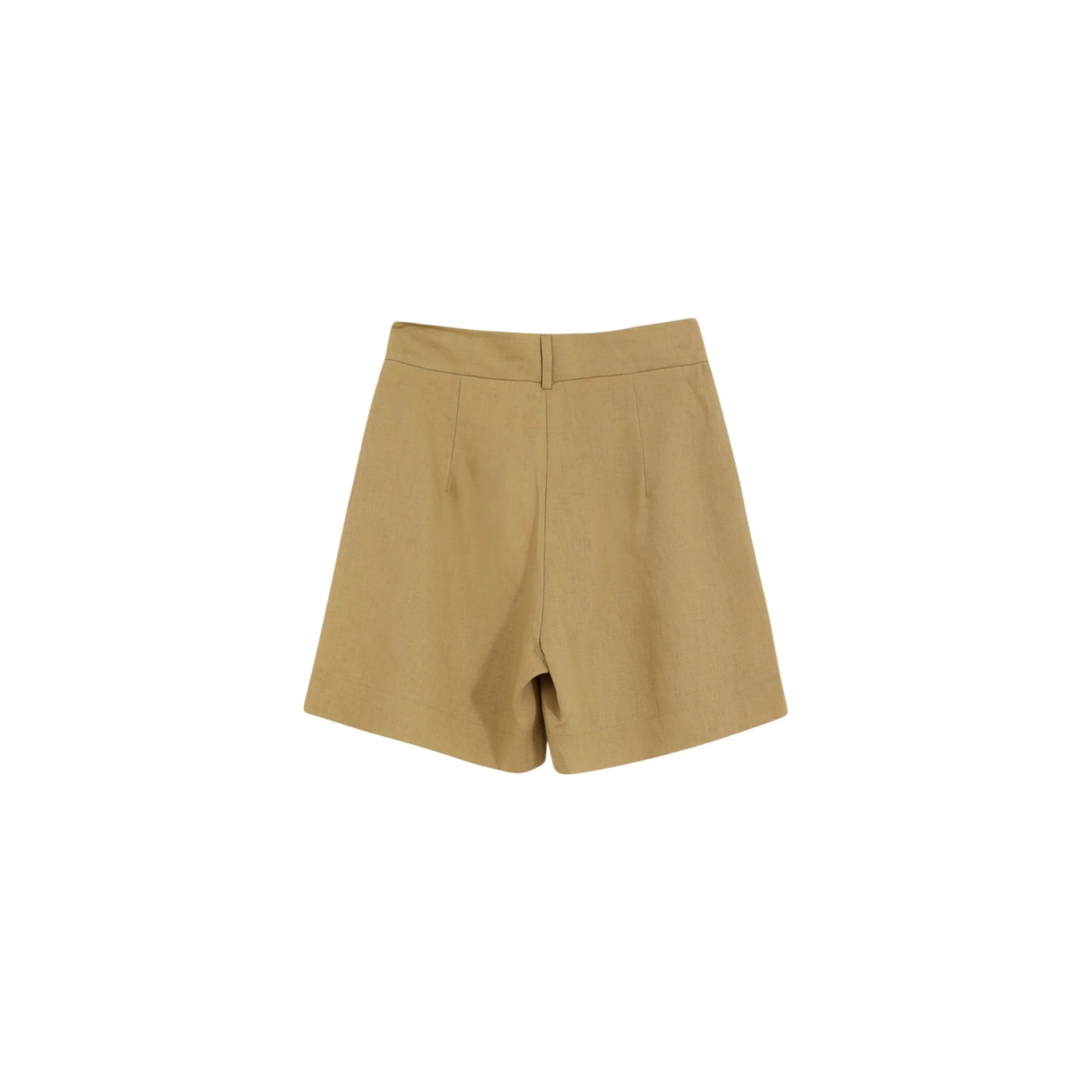 Shorts Donna in lino beige retro