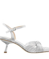 Sandali Donna Janis02 Argento con tacco