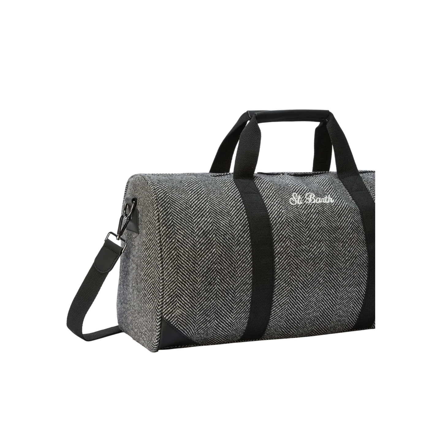 Borsone Jetleg in misto lana spigato grigio