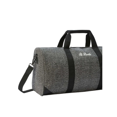 Borsone Jetleg in misto lana spigato grigio