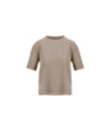 T-shirt Donna in cotone Beige