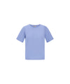 T-shirt Donna in cotone stretch azzurro