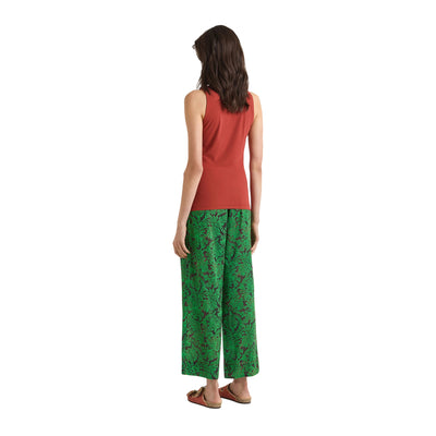 Top Donna con ampio scollo rotondo modella retro