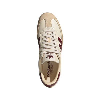 Sneakers Unisex Samba beige con dettagli bordeaux